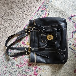 Coach Legacy Gigi Black Vachetta Leather Tote Bag F12888